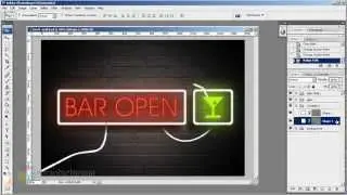 Realistic Neon Glow Light Tutorial