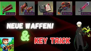 NEUE WAFFEN IN Pixel Gun 3D UND F2P KEY TRICK?