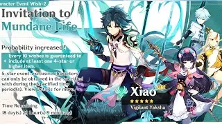 How many pull it take to get xiao in f2p account | genshin impact