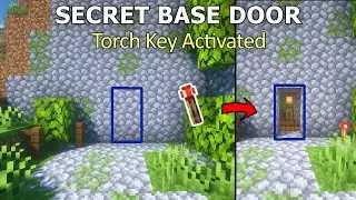 Minecraft: EASY Secret Door (Survival | Bedrock? | Java)