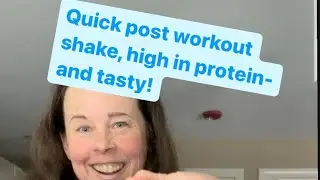 This is what I have after my leg day workout. Great way to get more protein in!