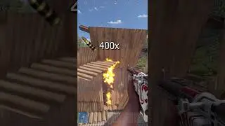 How many EXPLOSIVE BULLETS to raid Walls in Rust #shorts