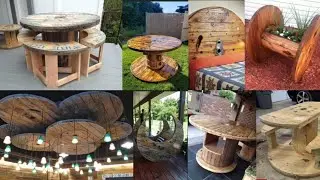 Easy DIY Cable Wooden Spool Craft & Furniture Design Ideas(no commentary)