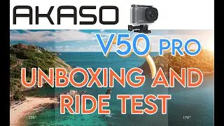 AKASO V50 PRO UNBOXING AND RIDE TESTING in Dinagat Roads