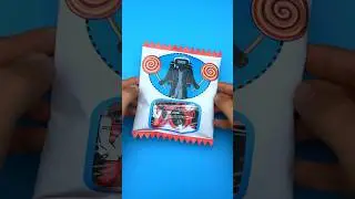 Unboxing Plunger Cameraman Lollipop Candies 