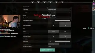 Aceu Shows His Valorant Settings