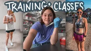 how I balance training and classes (vlog)