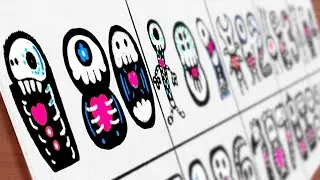 Drawing Skull Number lore (180 - 189)