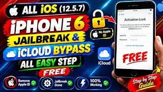 iPhone 6 iOS 12.5.7 Jailbreak & iCloud Bypass | 100% Free & Easy (💯 % working long video short step)