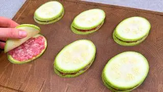 Das leckerste Zucchini-Rezept dieses Sommers! Sie haben es nicht genau probiert! Sehr lecker!