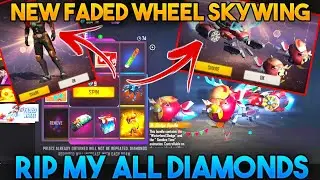 NEW SKYWING FADED WHEEL SPIN || NEW ANIMATION + NEW SKYWING || FREE FIRE