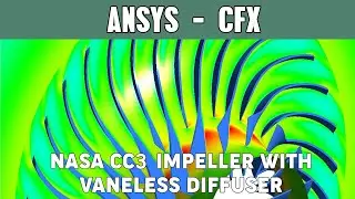 CFD analysis of NASA CC3 impeller with vaneless diffuser | CFD Validation | Ansys CFX
