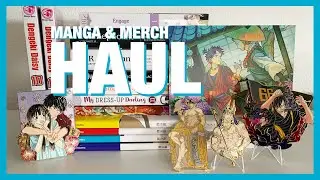 Manga + Merch Haul!! New Manga, Light Novels, Guidebooks, Fanart and Pin Mail