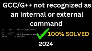 [SOLVED] g++ is not recognized as an internal or external command, operable program or batch file