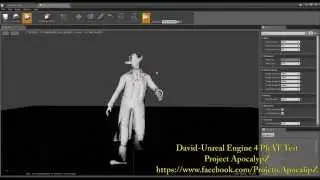 Unreal Engine 4 - Blending physics and animation