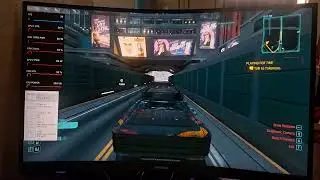 Cyberpunk 2077 | 480 FPS | 1080P | Lossless Scaling | Driving the city Quietly