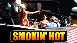 WHY GIRLS GO WILD ON BOATS? SEXY MIAMI BOAT LIFE!! BOAT ZONE