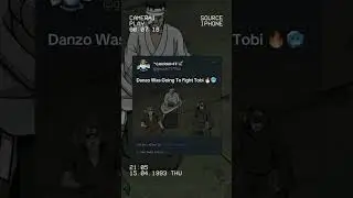 Danzo Was Going To Fight Tobi #shorts#anime#naruto#youtubeshorts#viral