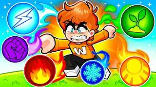 ¡Evolucioné Mis PODERES ELEMENTALES en ROBLOX! 🔥⚡