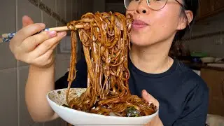 Jajangmyeon (Korean Black Noodles) Recipe 🤤 | Cooking with Coqui