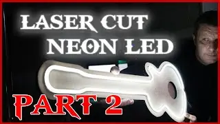 Laser Cut NEON LED Assembly #laser #thunderlaser #neonled