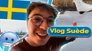 JE SUIS PARTI EN SUEDE... 🥶🥶🥶 #vlog #suède
