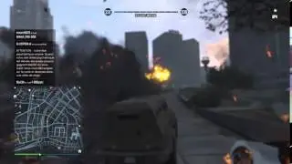 GTA Online : Lazer destroyed with sticky bomb