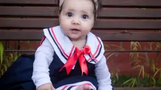 Fotografia criativa de bebê