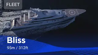 95-metre Bliss on her first sea trials | Feadship