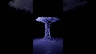 I made a tornado in Unreal Engine 5 using Niagara fluid system ! 