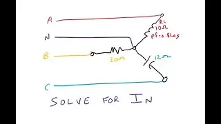 Wye Unbalanced RLC Calculation Example
