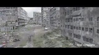 berandal set extension & matte painting