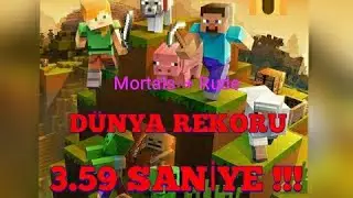Minecraft Bitirme Rekoru / 3.59 Saniye !!!/İMKANSIZ/