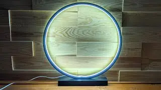 DIY Wooden LED Ring Lamp | You Won’t Believe How Simple It Is!