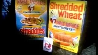 Ghostbusters 2 Shreddies & Shredded wheat Advert (OLD AD)