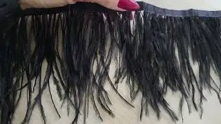 Черные перья страуса