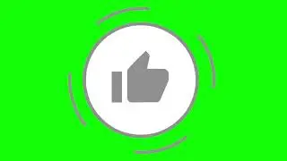 HD Green Screen Like Button for Youtube Video