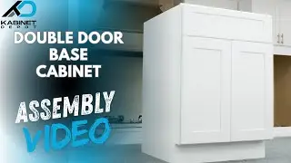 Double Door Base Cabinet Assembly Video | Solid Wood RTA Cabinets by Kabinet Depot