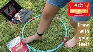 Makey Makey and Get Up + Go Booster Kit - Hula Hoop controller