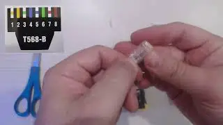 How To: Make Network Cable Cat6 (T568-B)