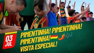 VISITA ESPECIAL NO CT DO SAMPAIO 🇧🇴