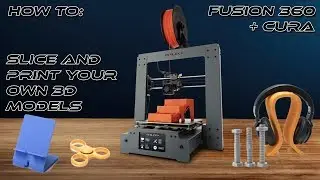 How to Slice and Print your own Models | Fusion 360 + Cura