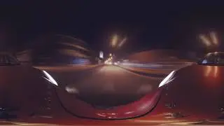 Hyperlapse car drive at night ,Kerala ,India