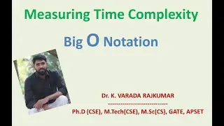 Measuring Time Complexity (Big O Notation)