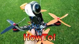 360° Camera on a Race Drone: HowTo & Flight Video!