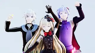 【MMDxVOCALOID】I WANNA PARTY!【MAYU/IO/Yuzuki Yukashi】