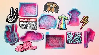 Testing out my NEW Car Freshie Silicone Molds / Making + Decorating Freshies