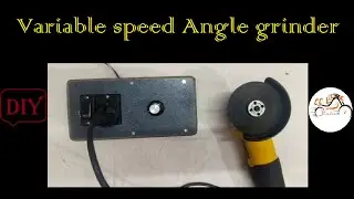 Variable speed angle grinder