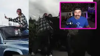 copwatcher GETS BETWEEN knife wielding man and cops