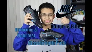 Unboxing and field test of Nike Mercurial Vapor 13 Elite FG - Black/Laser Blue Wavelength Pack